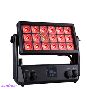 18 шт. водонепроницаемые аккумуляторные фонари IP65 DMX512