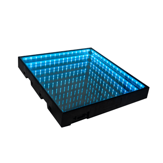 Высокое качество 50X50 Проводное зеркало 3D Rgb Glass Led Dance Floor